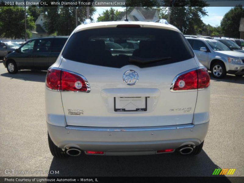 White Diamond Tricoat / Cashmere/Cocoa 2011 Buick Enclave CXL