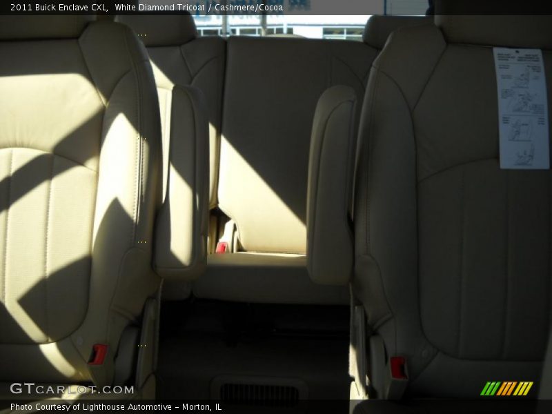 White Diamond Tricoat / Cashmere/Cocoa 2011 Buick Enclave CXL