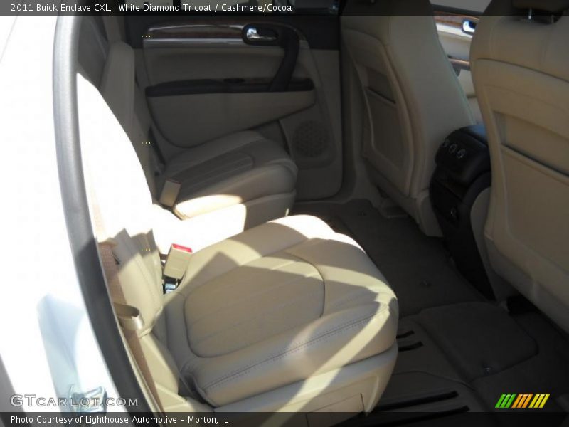 White Diamond Tricoat / Cashmere/Cocoa 2011 Buick Enclave CXL