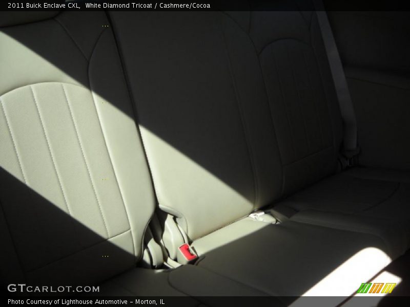White Diamond Tricoat / Cashmere/Cocoa 2011 Buick Enclave CXL