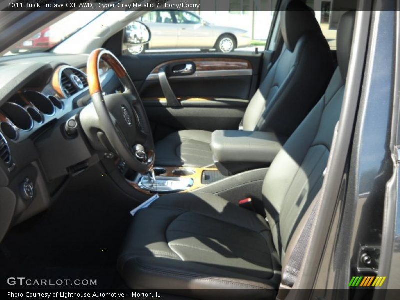 Cyber Gray Metallic / Ebony/Ebony 2011 Buick Enclave CXL AWD