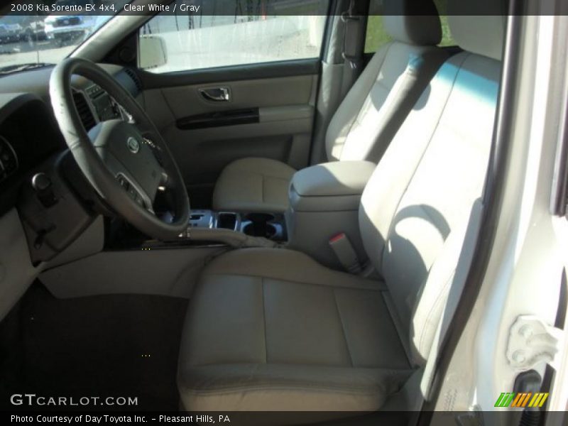 Clear White / Gray 2008 Kia Sorento EX 4x4