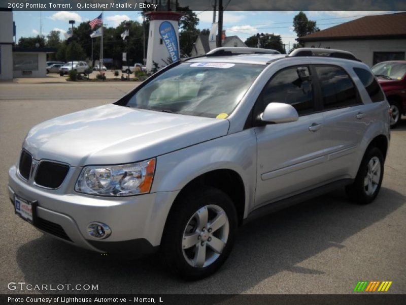 Quicksilver Metallic / Ebony 2009 Pontiac Torrent