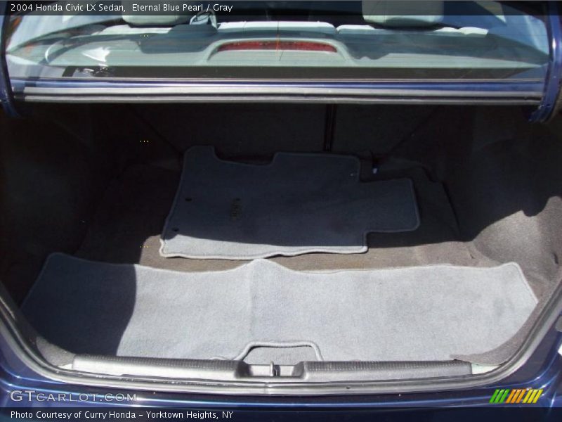 Eternal Blue Pearl / Gray 2004 Honda Civic LX Sedan