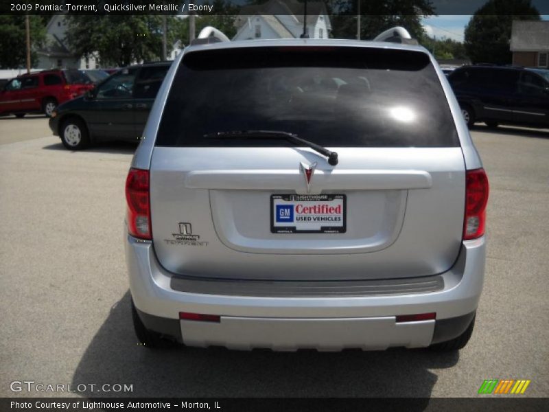 Quicksilver Metallic / Ebony 2009 Pontiac Torrent