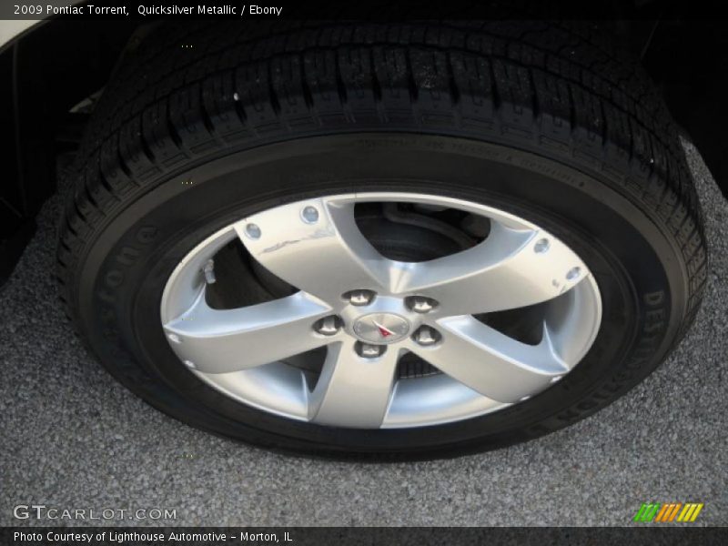 Quicksilver Metallic / Ebony 2009 Pontiac Torrent