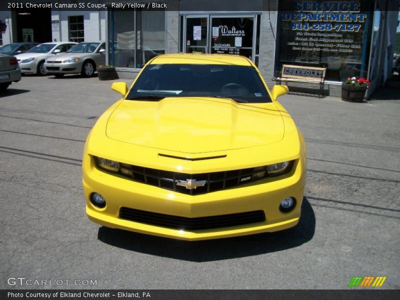 Rally Yellow / Black 2011 Chevrolet Camaro SS Coupe