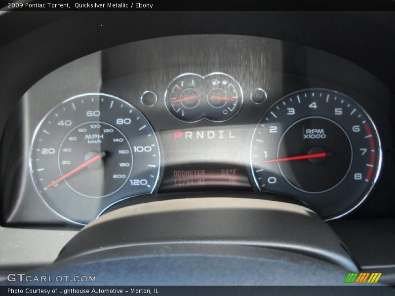 Quicksilver Metallic / Ebony 2009 Pontiac Torrent