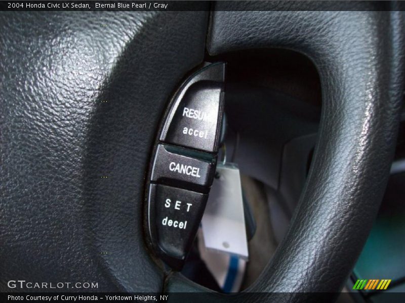 Eternal Blue Pearl / Gray 2004 Honda Civic LX Sedan