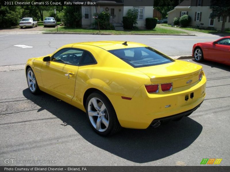 Rally Yellow / Black 2011 Chevrolet Camaro SS Coupe