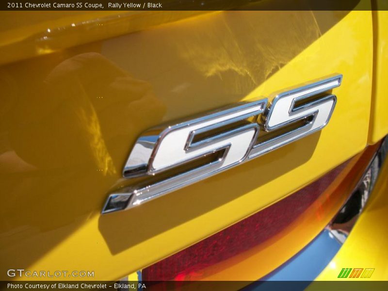 Rally Yellow / Black 2011 Chevrolet Camaro SS Coupe