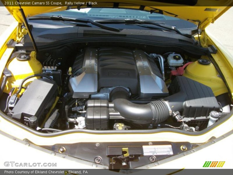 Rally Yellow / Black 2011 Chevrolet Camaro SS Coupe