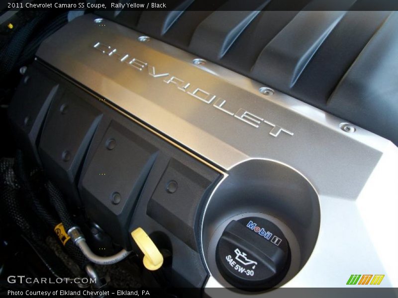 Rally Yellow / Black 2011 Chevrolet Camaro SS Coupe