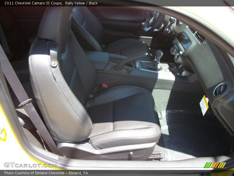 Rally Yellow / Black 2011 Chevrolet Camaro SS Coupe