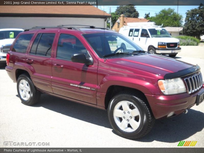 Sienna Pearl / Agate 2001 Jeep Grand Cherokee Limited 4x4