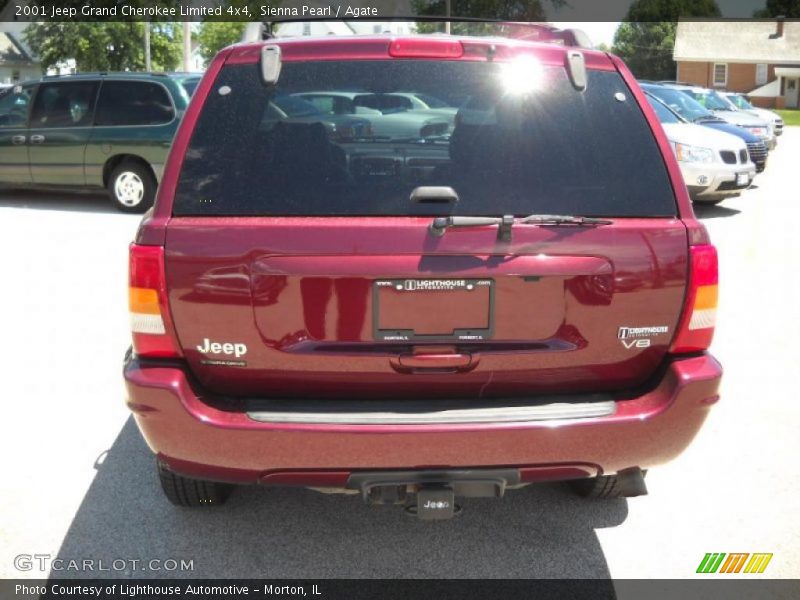 Sienna Pearl / Agate 2001 Jeep Grand Cherokee Limited 4x4