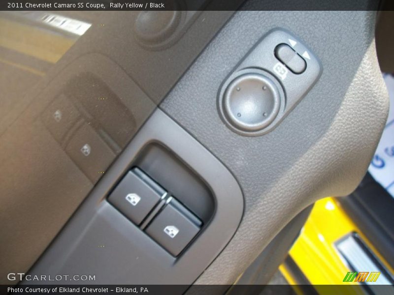 Rally Yellow / Black 2011 Chevrolet Camaro SS Coupe