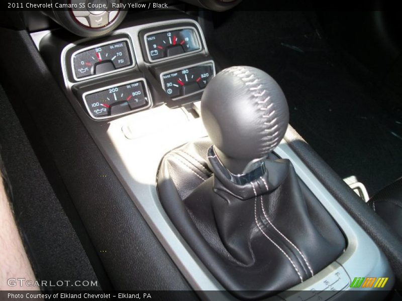 Rally Yellow / Black 2011 Chevrolet Camaro SS Coupe