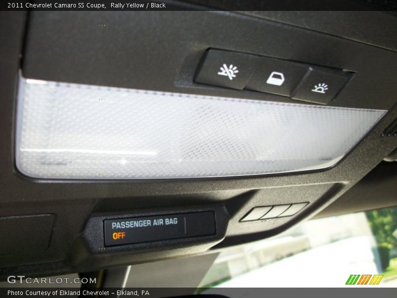 Rally Yellow / Black 2011 Chevrolet Camaro SS Coupe