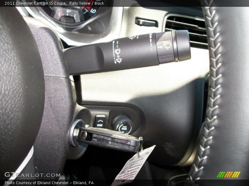Rally Yellow / Black 2011 Chevrolet Camaro SS Coupe