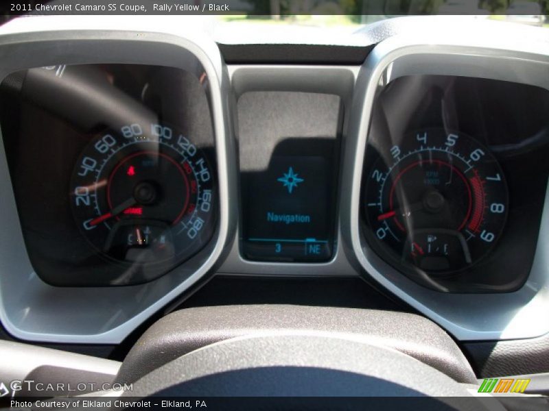 Rally Yellow / Black 2011 Chevrolet Camaro SS Coupe