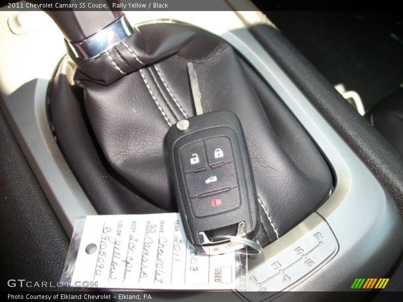 Rally Yellow / Black 2011 Chevrolet Camaro SS Coupe
