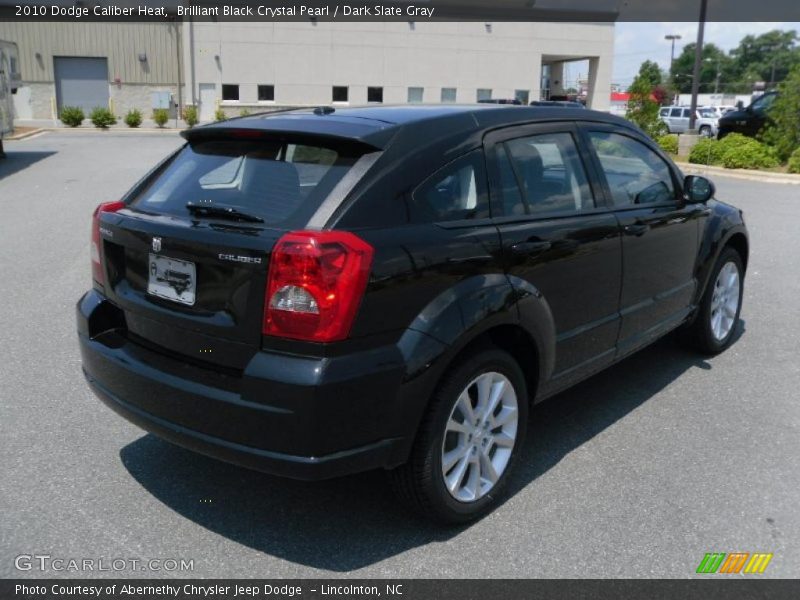 Brilliant Black Crystal Pearl / Dark Slate Gray 2010 Dodge Caliber Heat