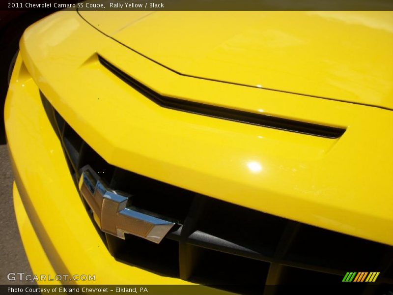 Rally Yellow / Black 2011 Chevrolet Camaro SS Coupe