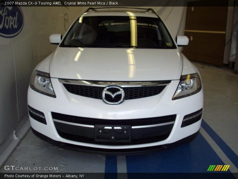 Crystal White Pearl Mica / Black 2007 Mazda CX-9 Touring AWD