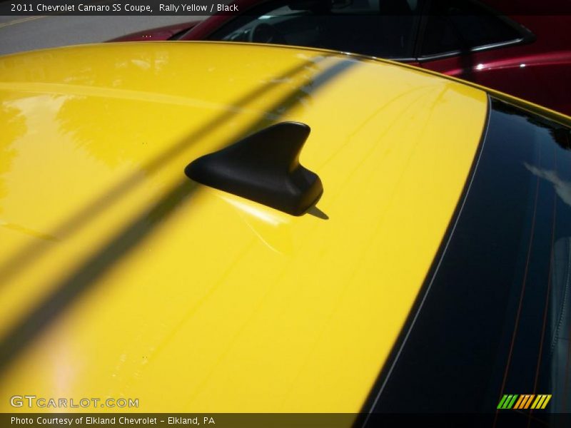 Rally Yellow / Black 2011 Chevrolet Camaro SS Coupe