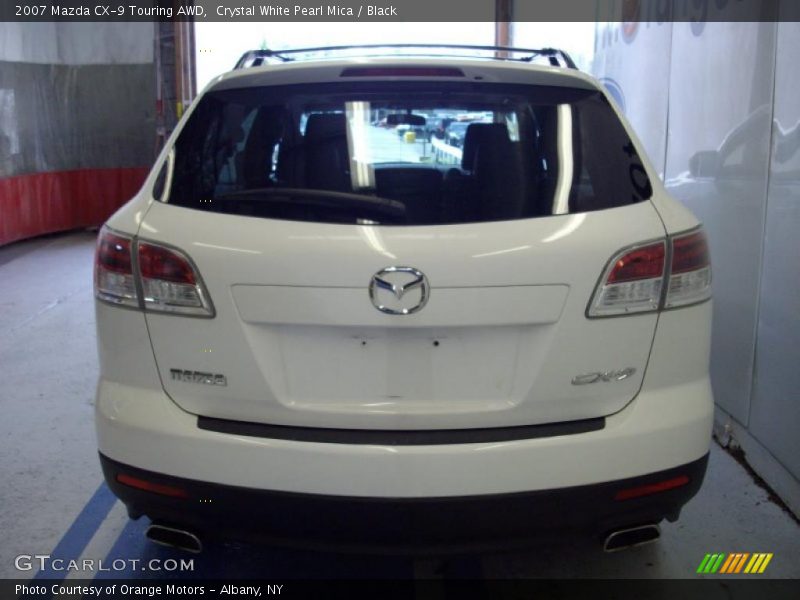 Crystal White Pearl Mica / Black 2007 Mazda CX-9 Touring AWD