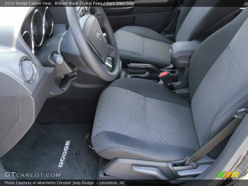 Brilliant Black Crystal Pearl / Dark Slate Gray 2010 Dodge Caliber Heat