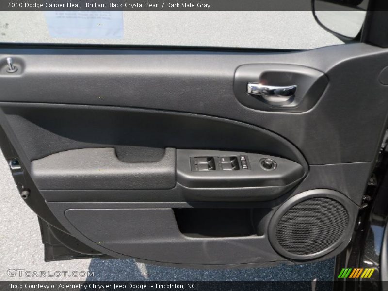 Brilliant Black Crystal Pearl / Dark Slate Gray 2010 Dodge Caliber Heat