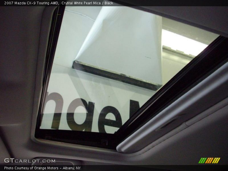 Crystal White Pearl Mica / Black 2007 Mazda CX-9 Touring AWD