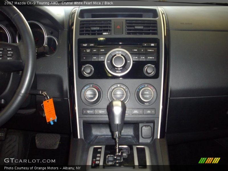Crystal White Pearl Mica / Black 2007 Mazda CX-9 Touring AWD