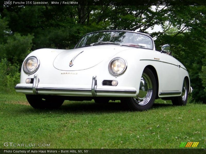 White / Red/White 1956 Porsche 356 Speedster
