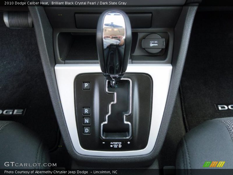 Brilliant Black Crystal Pearl / Dark Slate Gray 2010 Dodge Caliber Heat