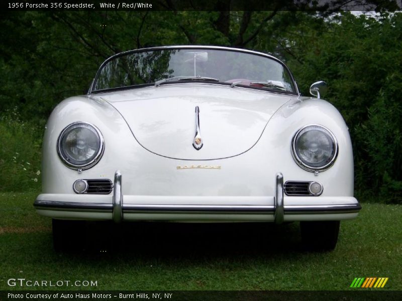 White / Red/White 1956 Porsche 356 Speedster