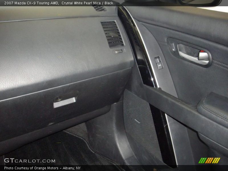 Crystal White Pearl Mica / Black 2007 Mazda CX-9 Touring AWD