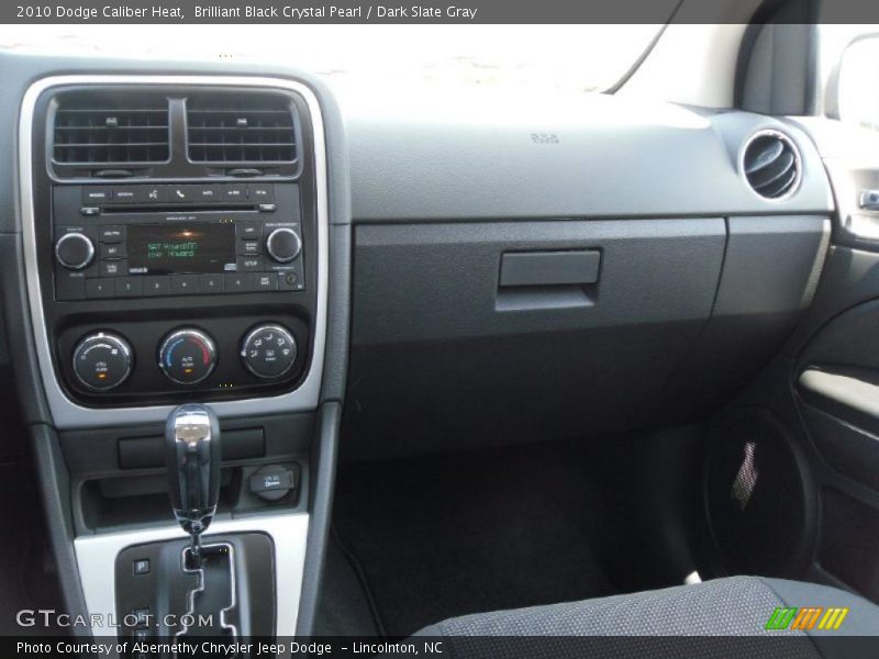 Brilliant Black Crystal Pearl / Dark Slate Gray 2010 Dodge Caliber Heat