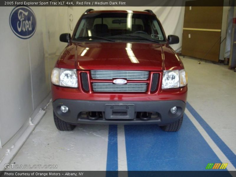 Red Fire / Medium Dark Flint 2005 Ford Explorer Sport Trac XLT 4x4