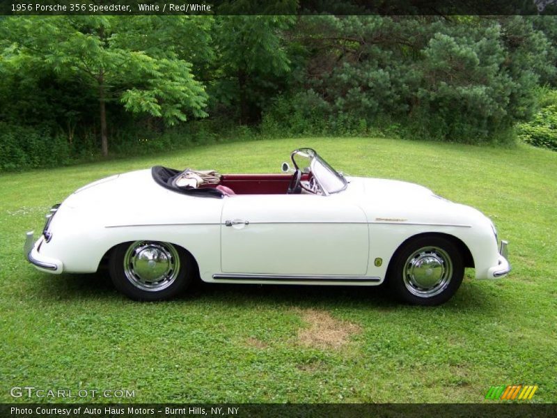 White / Red/White 1956 Porsche 356 Speedster