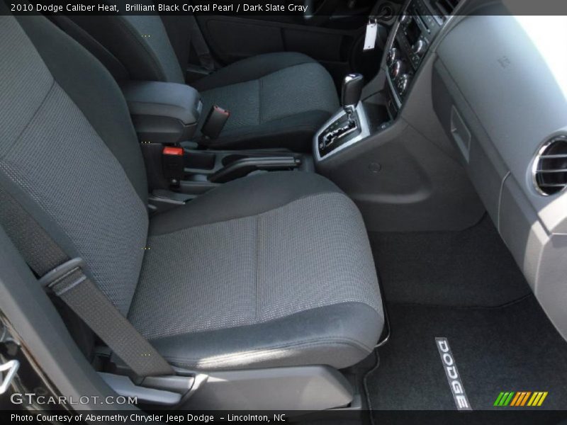 Brilliant Black Crystal Pearl / Dark Slate Gray 2010 Dodge Caliber Heat