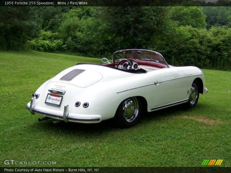 White / Red/White 1956 Porsche 356 Speedster