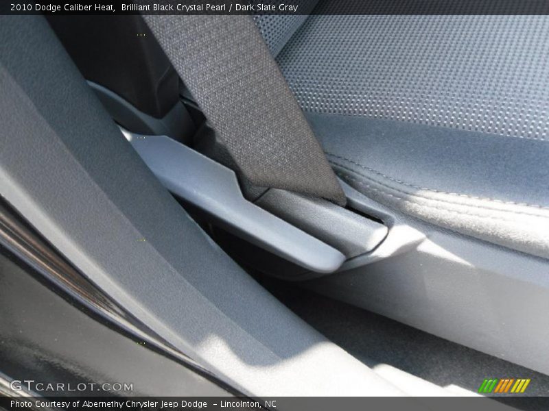 Brilliant Black Crystal Pearl / Dark Slate Gray 2010 Dodge Caliber Heat