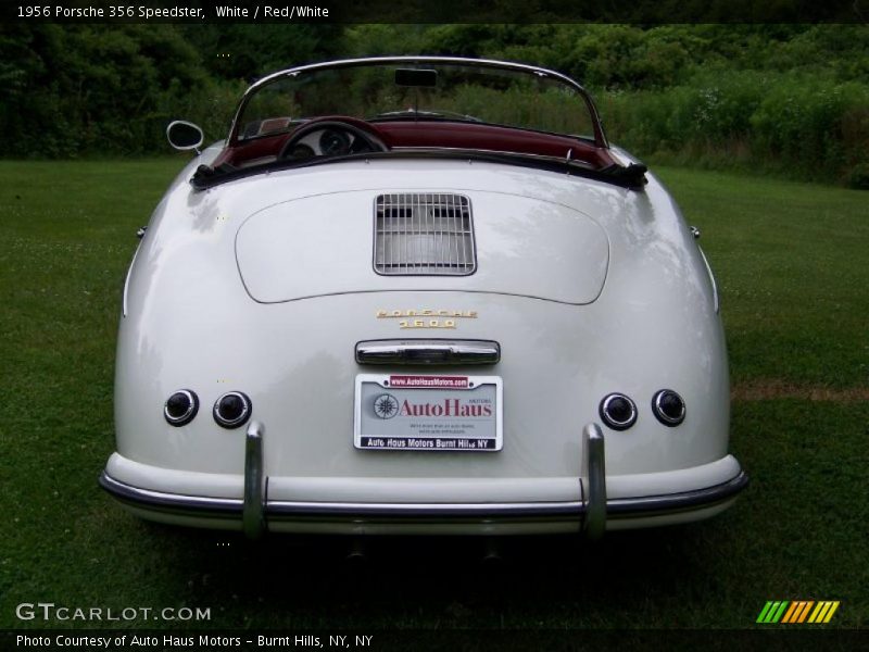 White / Red/White 1956 Porsche 356 Speedster