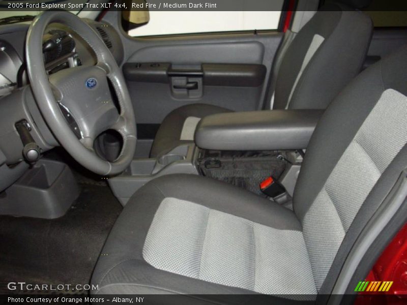 Red Fire / Medium Dark Flint 2005 Ford Explorer Sport Trac XLT 4x4