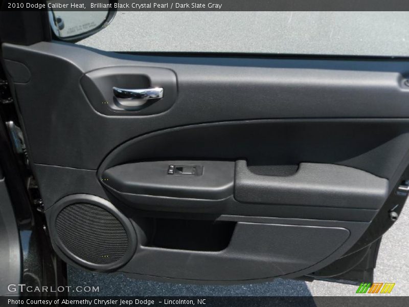 Brilliant Black Crystal Pearl / Dark Slate Gray 2010 Dodge Caliber Heat