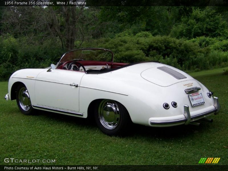 White / Red/White 1956 Porsche 356 Speedster