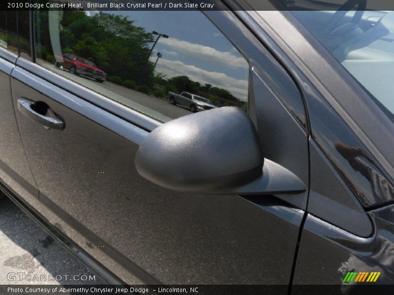 Brilliant Black Crystal Pearl / Dark Slate Gray 2010 Dodge Caliber Heat